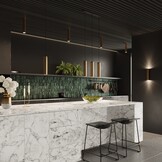 Pendelleuchten LAGOS 1 glanzgoldg