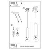 Pendelleuchten LAGOS 1 chromg