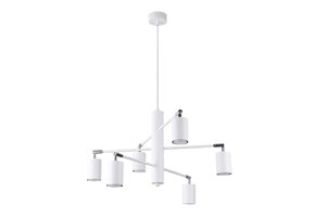 Kronleuchter LEMMI 6 weiß