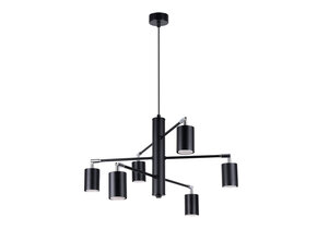 Kronleuchter LEMMI 6 schwarz