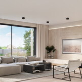 Deckenleuchted OZZY  schwarz LEDg