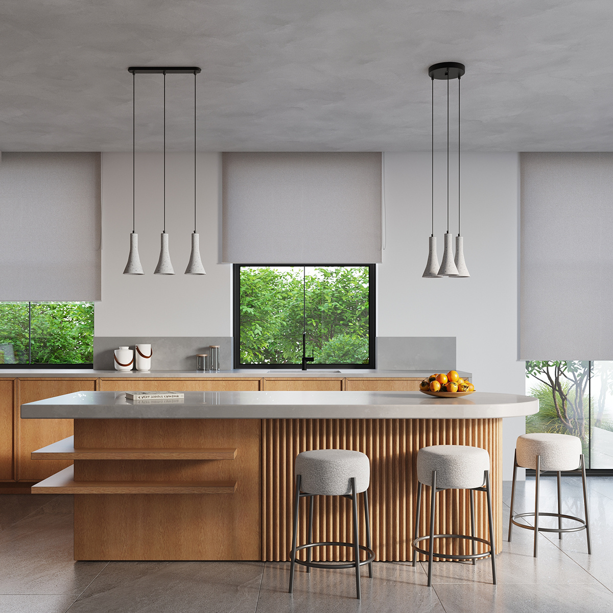 Pendelleuchten REA 2 beton