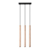 Pendelleuchten PASTELO 3L holzg