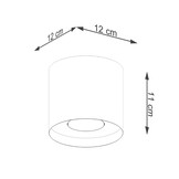 Deckenleuchte MIKA goldeng