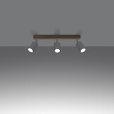 Deckenleuchte VERDO 3L weißg