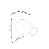 Wandleuchten VERDO schwarzg