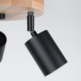 Deckenleuchted VERDO 3P schwarzg