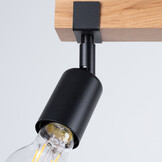 Deckenleuchte ZUCA 3 schwarzg