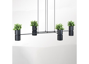 Hängeleuchte KUKKIA schwarz