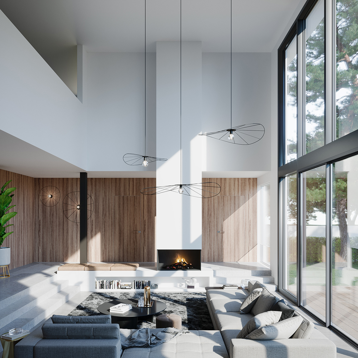 Hängeleuchte ESKOLA 110 schwarzg