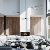 Hängeleuchte ESKOLA 110 schwarzg