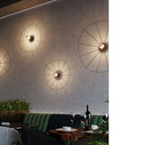 Wandleuchte / Deckenleuchte ESKOLA 70 schwarz