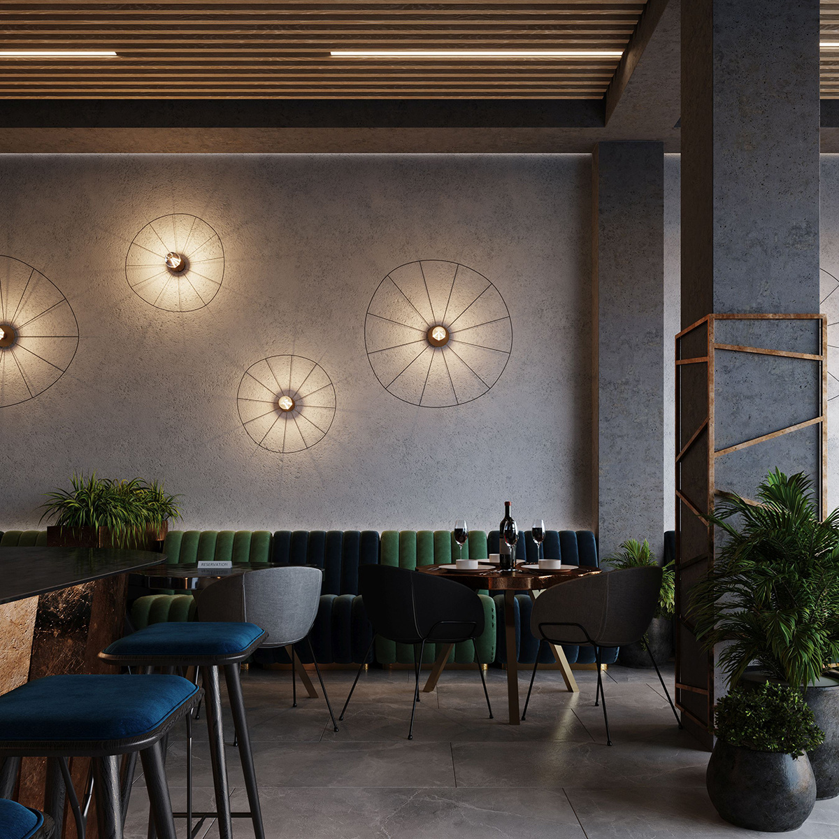 Wandleuchte / Deckenleuchte ESKOLA 110 schwarz