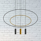 Hängeleuchte HOLAR 1 schwarzg