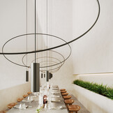 Hängeleuchte HOLAR 1 schwarzg