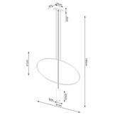Hängeleuchte HOLAR 1 schwarzg