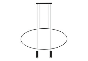 Hängeleuchte HOLAR 2 schwarz