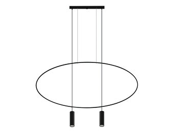 Hängeleuchte HOLAR 2 schwarz