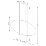 Hängeleuchte HOLAR 2 schwarzg