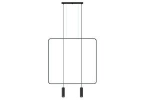 Hängeleuchte RANA 2 schwarz