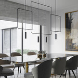 Hängeleuchte RANA 2 schwarzg