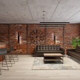 Wandleuchte PINNE 90 schwarzg