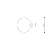 Deckenleuchte RIO 55 schwarz 4000Kg