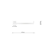 Deckenleuchte RIO 78 weiß 4000Kg