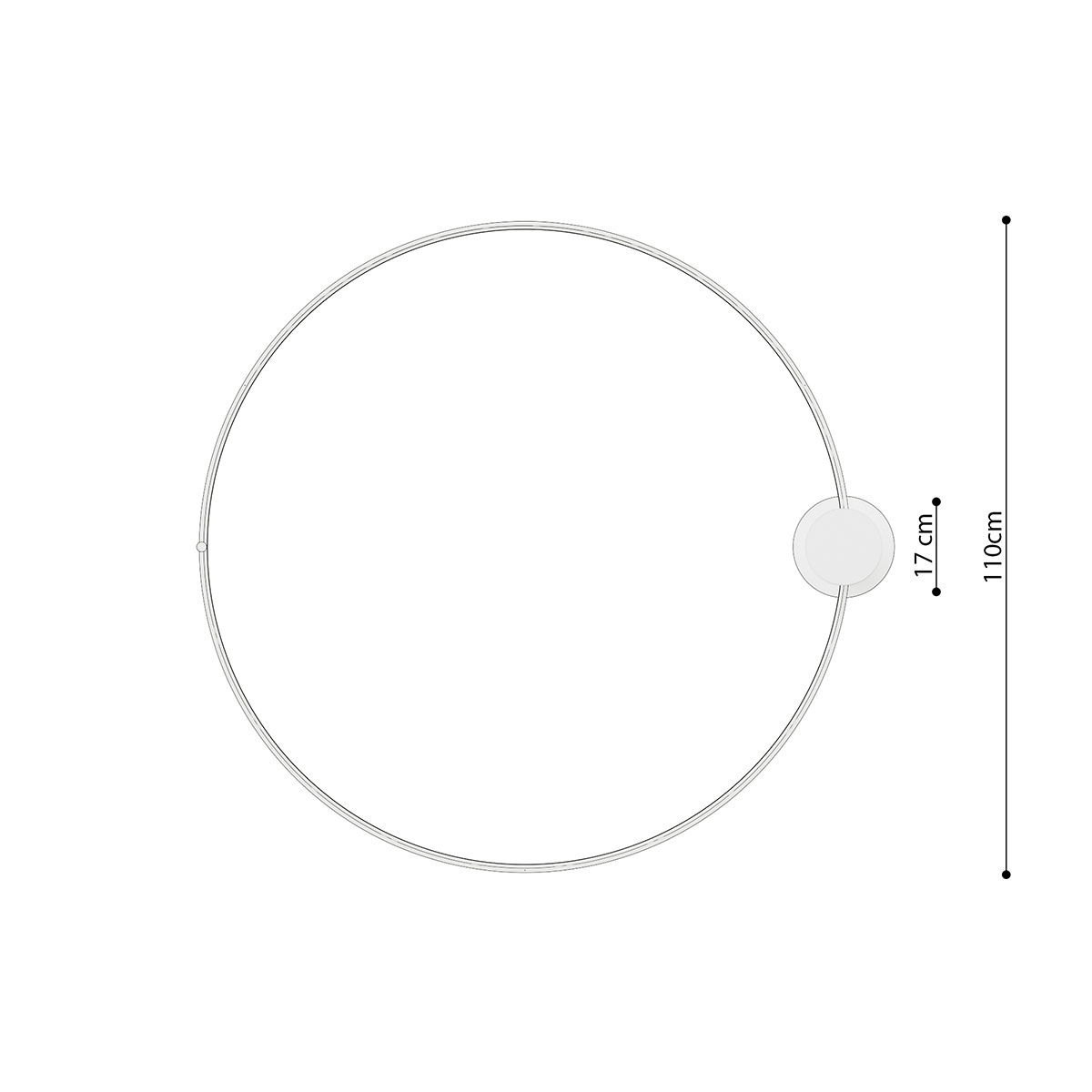 Deckenleuchte RIO 110 weiß 3000K