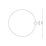 Deckenleuchte RIO 110 schwarz 4000Kg