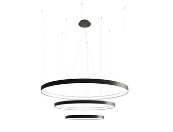 Kronleuchter RIO 3 55/78/110 schwarz 3000K