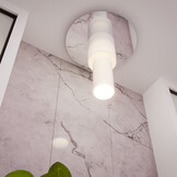 Deckenleuchte TVAROR weißg