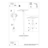 Hängeleuchte SIRKEL 45 schwarzg