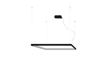 Kronleuchter NELYA L schwarz 3000K