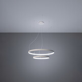 Kronleuchter RIO 2 55/78 weiß LED 4000Kg