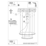 Kronleuchter RIO 2 55/78 golden LED 3000Kg