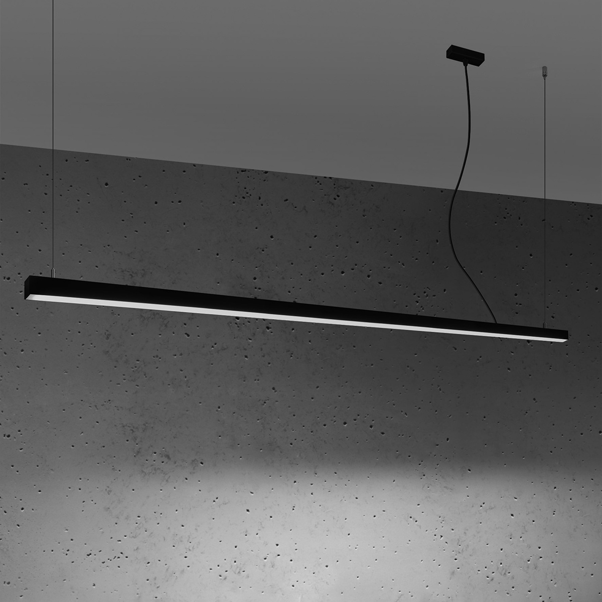 Hängeleuchte PINNE 200 schwarz