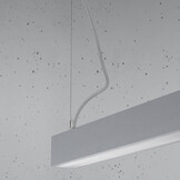 Moderne Thoro PINNE 200 LED-Hängelampe, 6500lm in Grau
