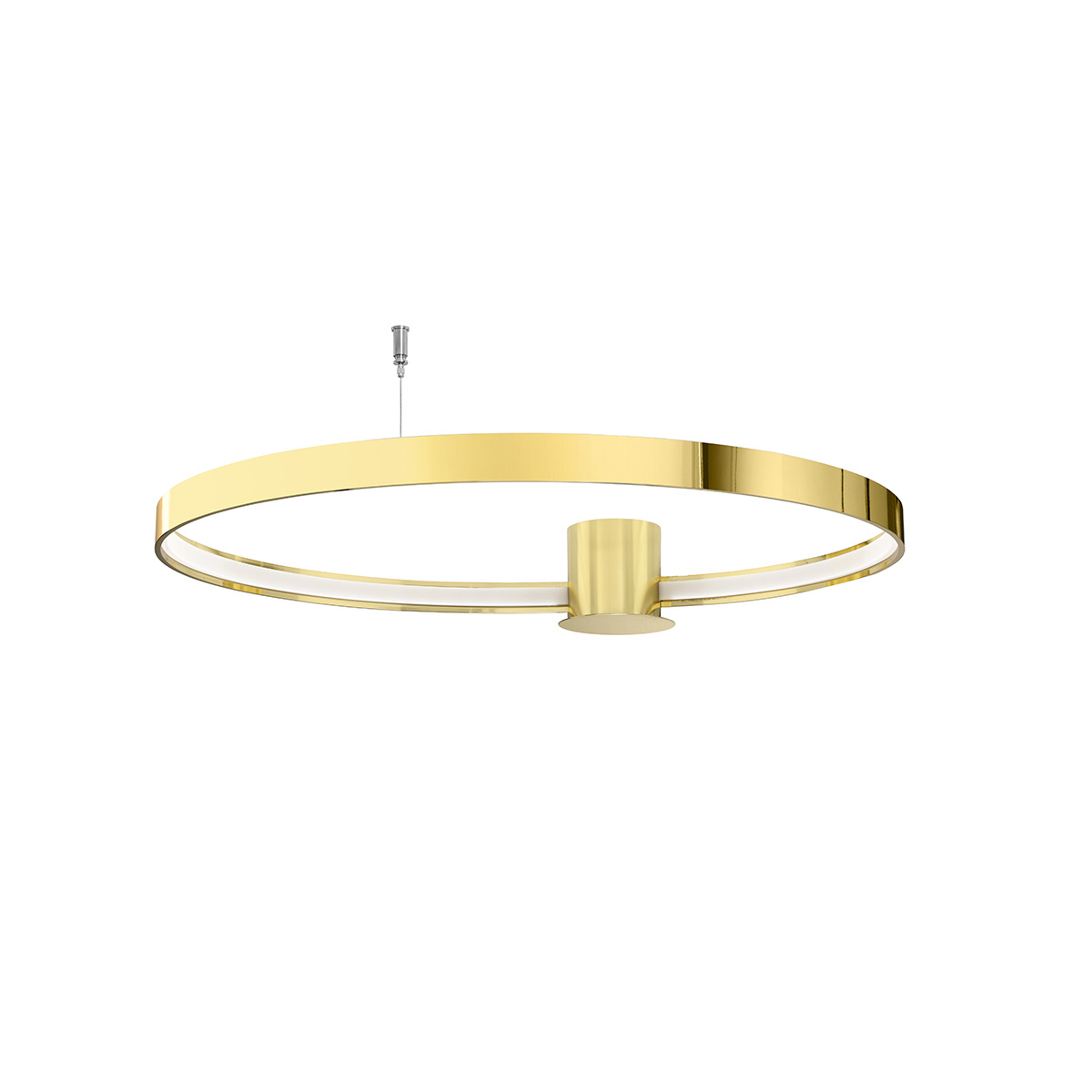 LED Deckenleuchte RIO 78 - Poliertes Gold, Warmweiß 3000K, 31W, 4099lm - Elegante Beleuchtung von Thoro Lighting