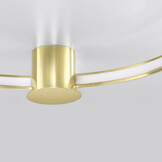 LED Deckenleuchte RIO 78 - Poliertes Gold, Warmweiß 3000K, 31W, 4099lm - Elegante Beleuchtung von Thoro Lighting