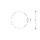 LED Deckenleuchte RIO 78 - Poliertes Gold, Warmweiß 3000K, 31W, 4099lm - Elegante Beleuchtung von Thoro Lighting