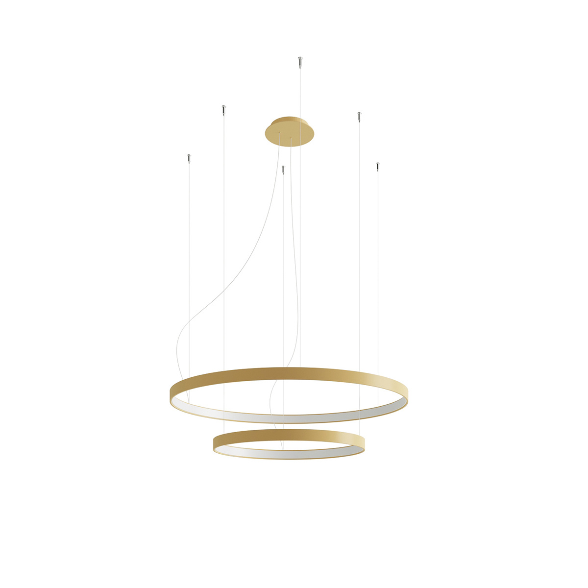 Hängelleuchte RIO 2 55/78 golden LED 4000K