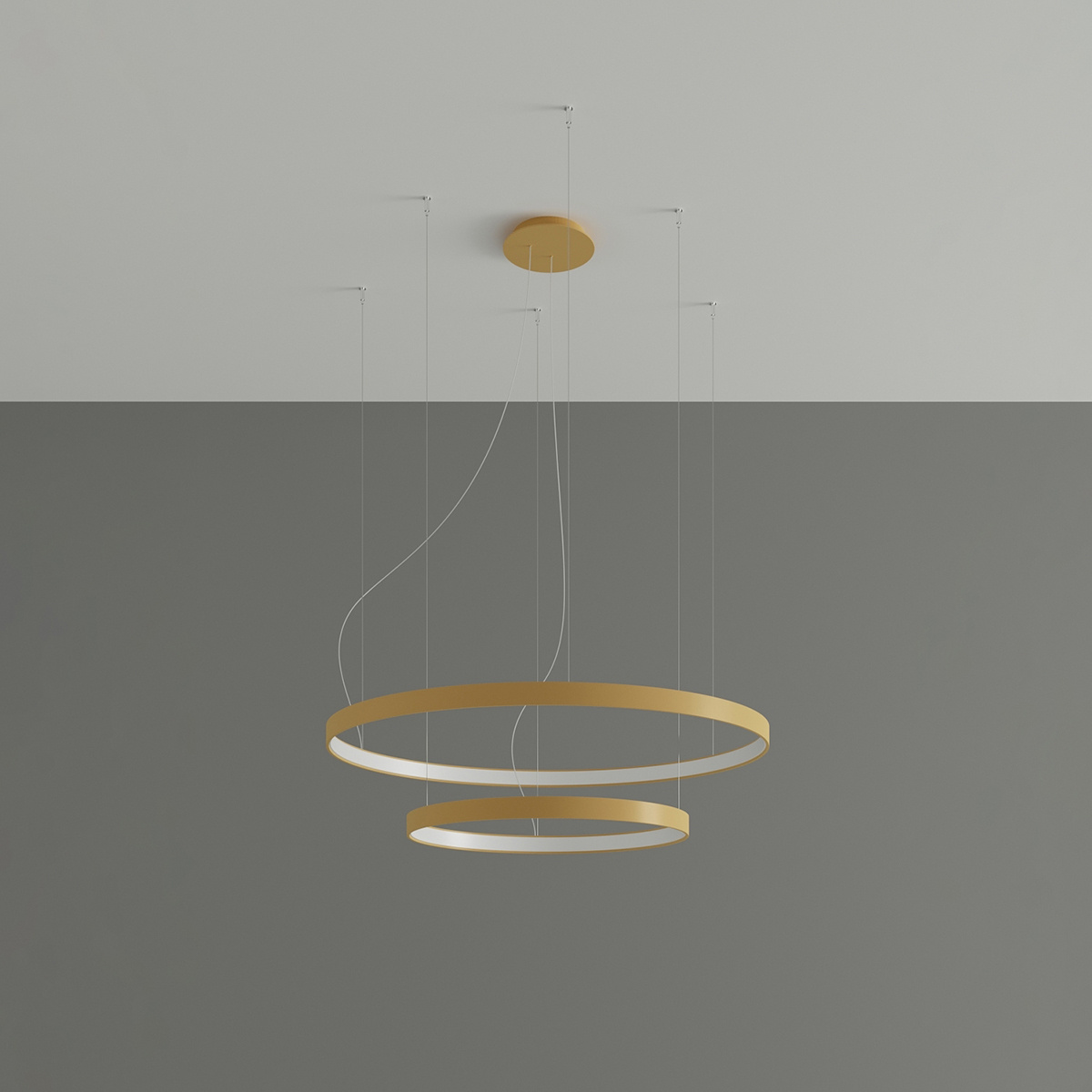 Hängelleuchte RIO 2 55/78 golden LED 4000K