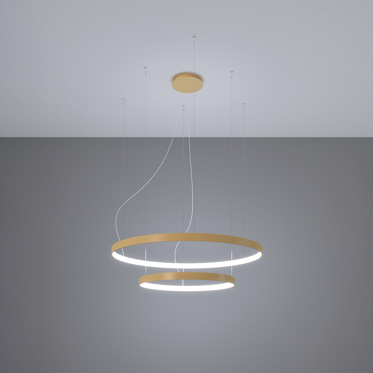 Hängelleuchte RIO 2 55/78 golden LED 4000K