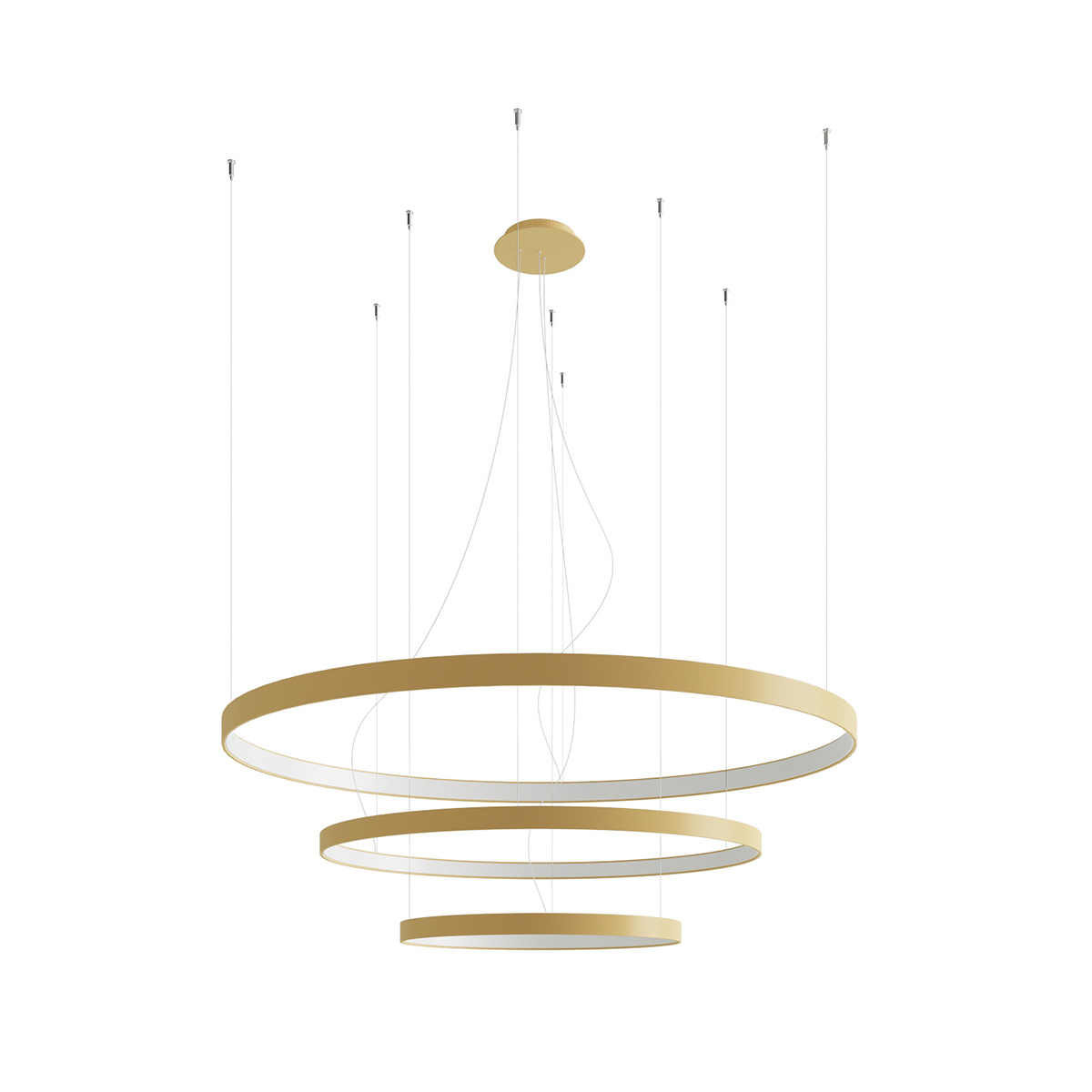 Hängeleuchte RIO 3 55/78/110 golden LED 4000K