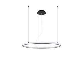 LED-Deckenleuchte RISA 90 cm Schwarz 3000K