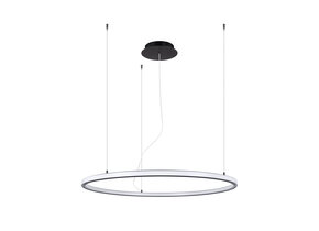 LED-Deckenleuchte RISA 90 cm Schwarz 3000K