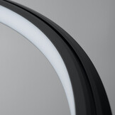 Elegante LED-Deckenleuchte RISA 90 cm in Schwarz mit 3000K