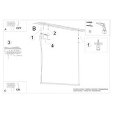 Pendelleuchten STRANG 120 LED 3000K