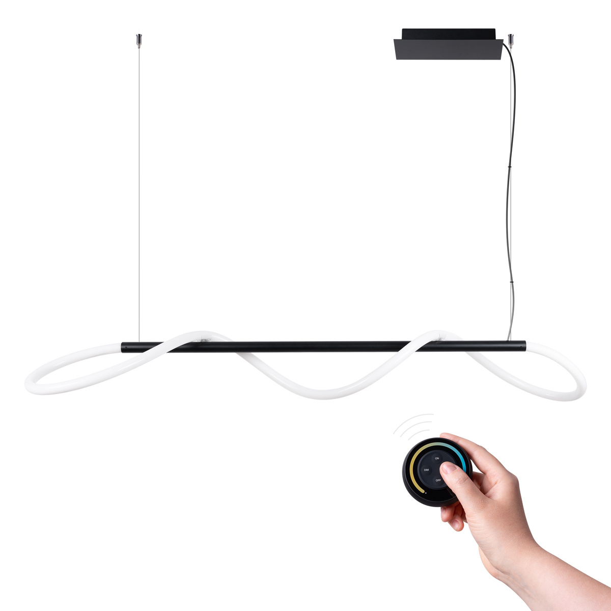 Pendelleuchten GALAKSE 148 schwarz LED  2700-6500K